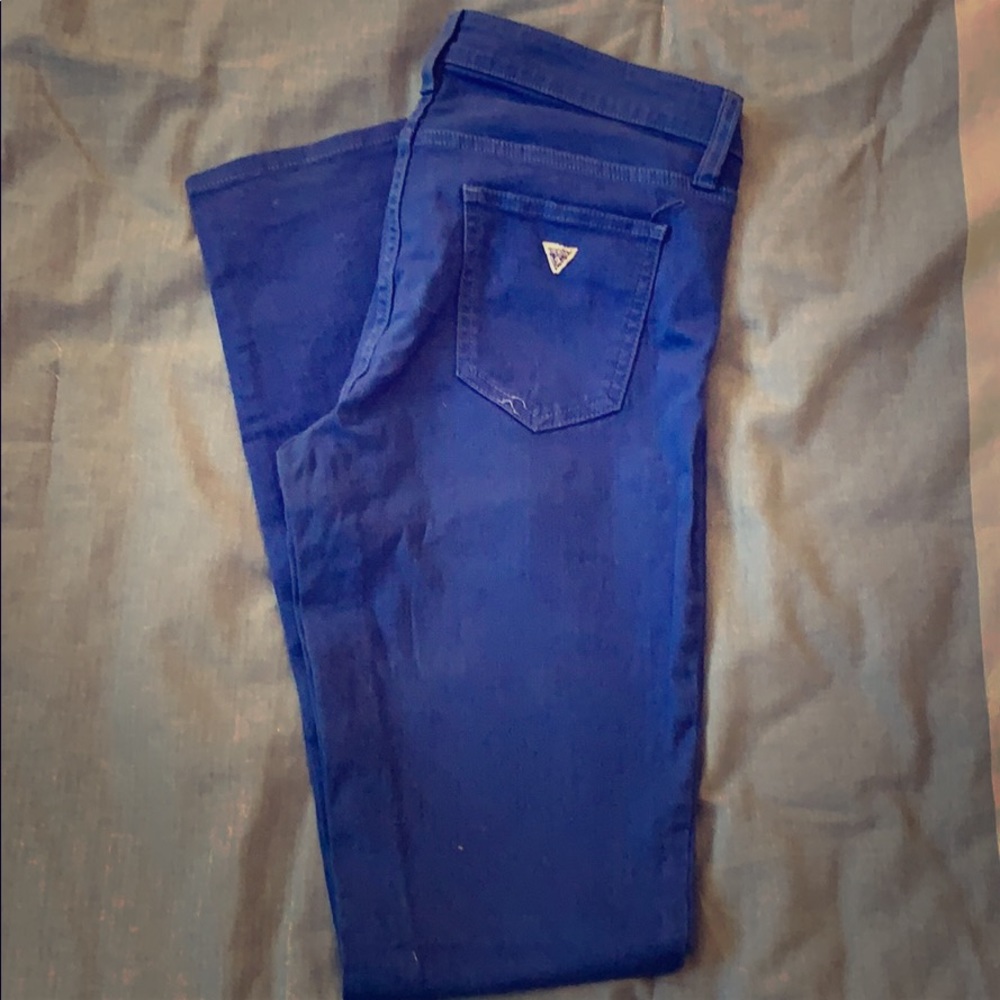 Royal Blue Guess Skinny Jeans